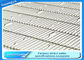 Banda transportadora de acero inoxidable plana de Flex Conveyor Belt ISO9001 de la echada de SUS304 25.40m m